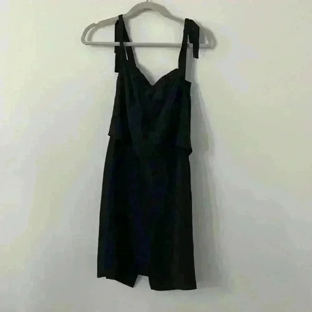 Madewell Black Spaghetti Strap Romper Size 00